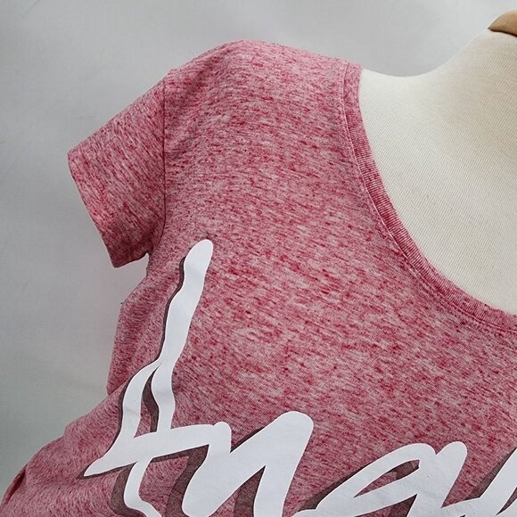 Victoria's Secret Womens Angel Short Sleeve T-Shirt Size Small Petite SP Pink - Picture 5 of 13